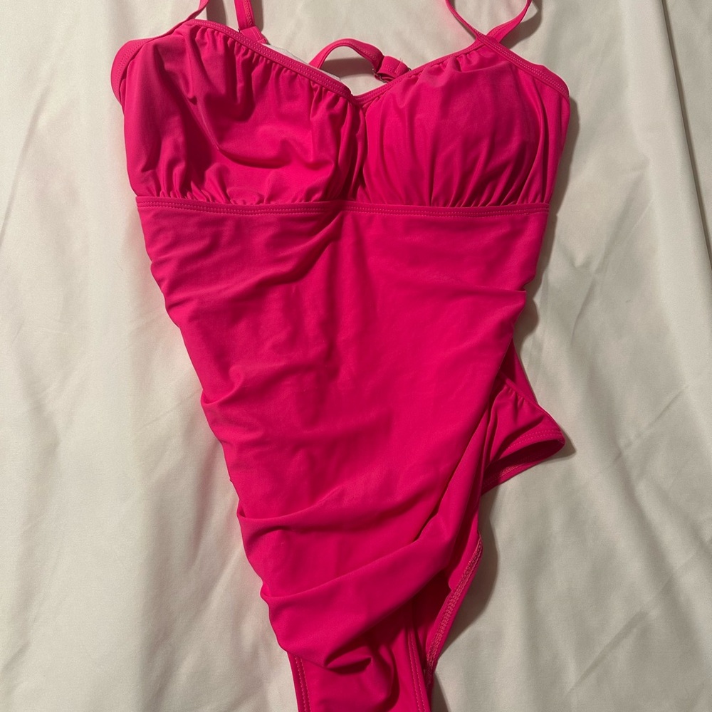 Vibrant Pink One-Piece Swimsuit